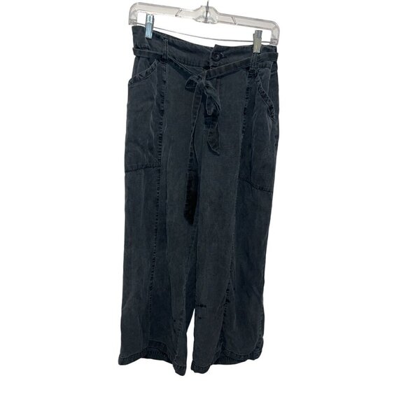 Anthropologie  Avec Less Fillies High Rise Wide Leg Gray Pants  Size 6 Womens - Picture 1 of 10